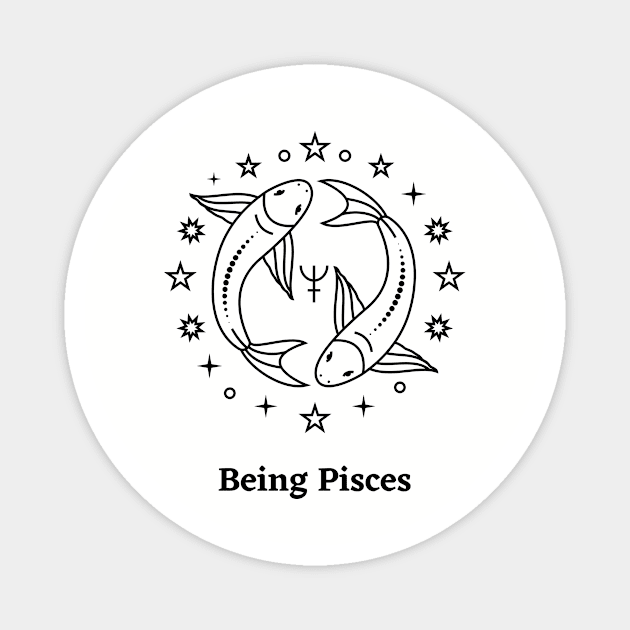 Being Pisces Magnet by KrystalShop